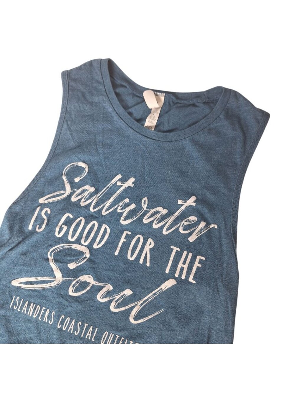 Bella + Canvas Blue Tank Top Medium
